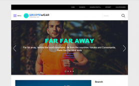 SportsWear Free WordPress Theme