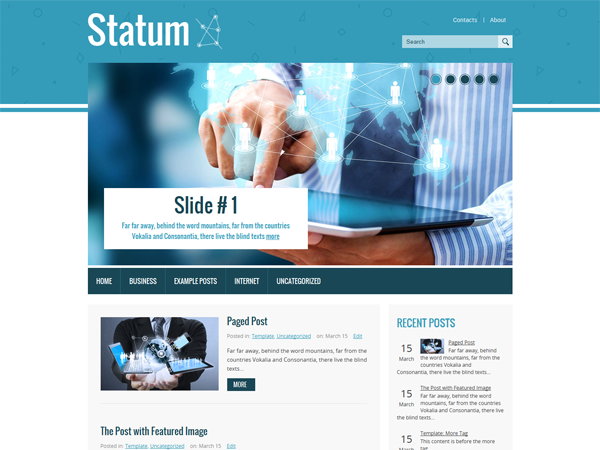 Statum WordPress Theme