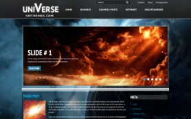 Universe Free WordPress Theme