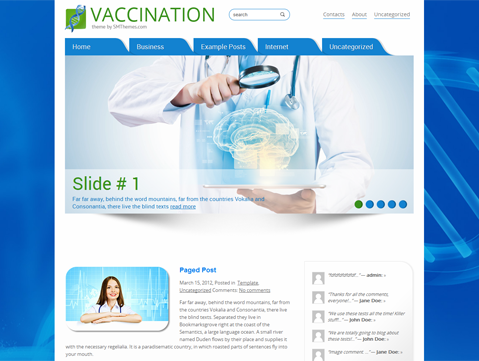Vaccination WordPress Theme