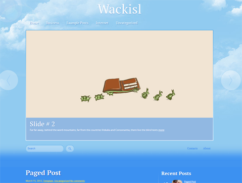 Wackisl Free WordPress Theme