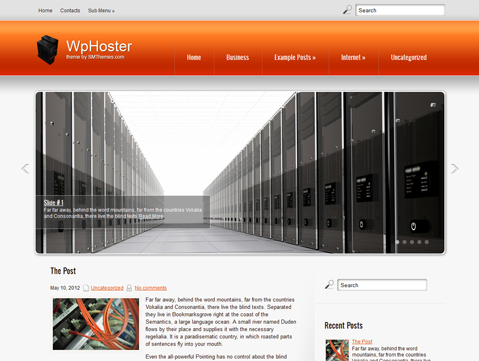 WpHoster Free WordPress Theme