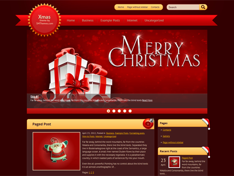 Xmas Free WordPress Theme