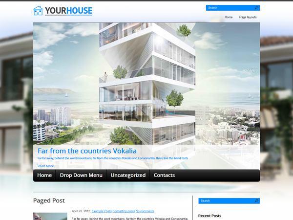 YourHouse WordPress Theme